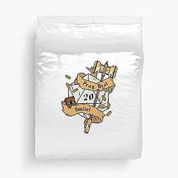 Pray, Heal, Tabletop RPG Duvet Cover