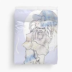 Sun shall not smite Duvet Cover