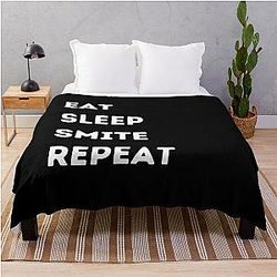 Eating, Sleep, Smite, Repeat. Throw Blanket