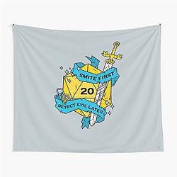 Tabletop RPG Paladin Smite Detect Evil Tapestry