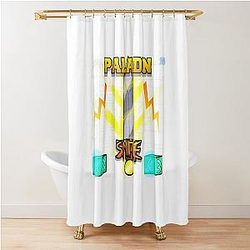 Paladin Smite Design Shower Curtain