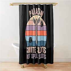 Paladin Smite Shower Curtain