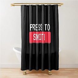 Press to Smite Shower Curtain