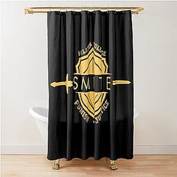Smite Paladin College Shower Curtain