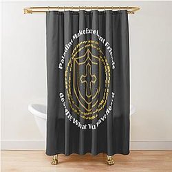 Paladins Great Friends Desmiite What You Hear Shower Curtain