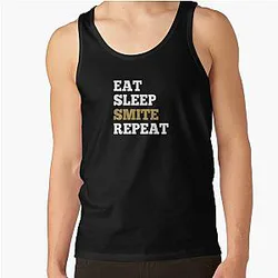 Eat Sleep Smite Repeat Shirt for RPG Gamers Tank Top