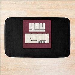 Smite You Rock! Bath Mat