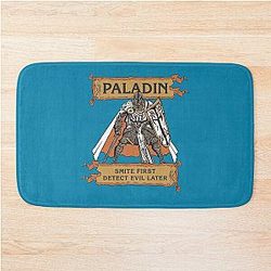Tabletop RPG Paladin - Smite First Then Bath Mat