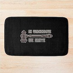 On Wednesday We Smite Bath Mat