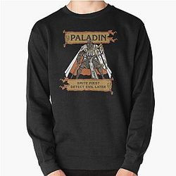 Tabletop RPG Paladin Smite Pullover Sweatshirt