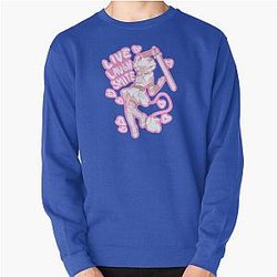 Live Laugh Tiefling Cotton Candy Paladin Pullover Sweatshirt