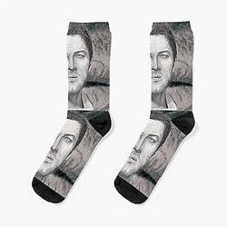 Castiel Smite Angel Socks