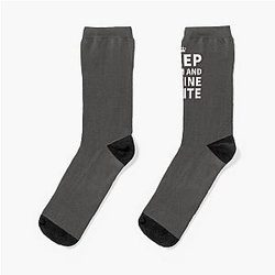 Keep calm and Divine Dungeons and Dragons Paladin Quote Socks