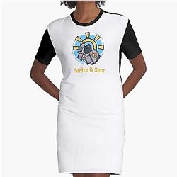 Smite Soar Pigeon Paladin Class Graphic T-Shirt Dress