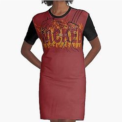 Smite the Wicked Graphic T-Shirt Dress