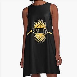 Smite Paladin College A-Line Dress