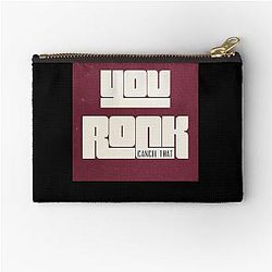 Smite You Rock! Cancel Zipper Pouch