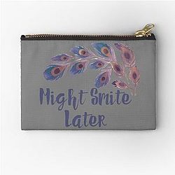 Might Later Hera Peacock Zipper Pouch