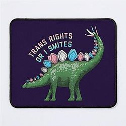 Trans Rights Or I Smite Mouse Pad