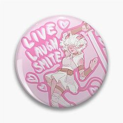 Cotton Candy Tiefling Paladin Pin