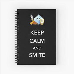Paladin Keep calm and smite Notebook
