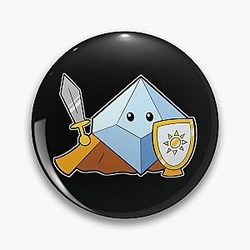 Paladin Keep Calm and Smite Pin