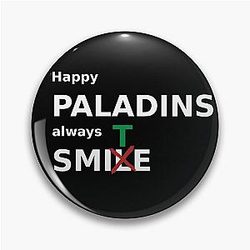 happy paladins Pin smoite