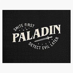 Paladin Smite Evil Funny Tabletop RPG Puzzle