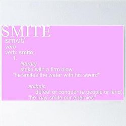 Smite Definition Poster