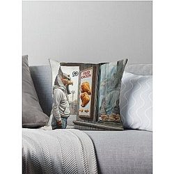 God RA SMITE throw pillow