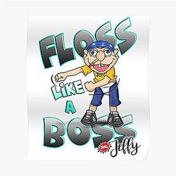 SML Posters - Jeffy Floss Like a Boss - SML Poster RB1201