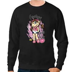 Feebee JeffyS Sister PTTT1405  SML Sweatshirts
