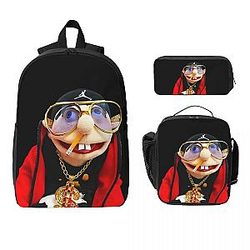 SML Rapper Jeffy  Backpack Set 
