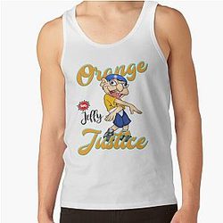 SML Tank Tops - Jeffy Orange Justice - Funny SML Design   Tank Top RB1201