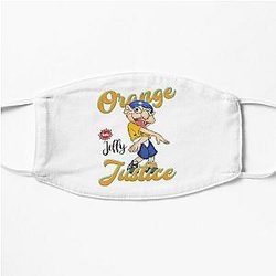 SML Face Masks - Jeffy Orange Justice - Funny SML Design   Flat Mask RB1201