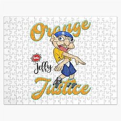 SML Puzzles - Jeffy Orange Justice - Funny SML Design   Jigsaw Puzzle RB1201