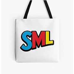 SML Bags - Sml Jeffy Merch SML Logo All Over Print Tote Bag RB1201