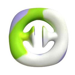 White Green Snapper Fidget Toy for Stress Relief
