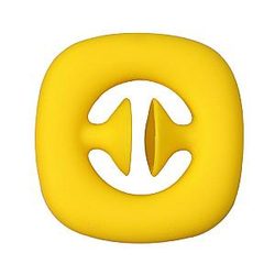 Yellow Snapper Fidget Toy for Stress Relief
