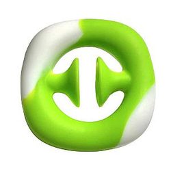 Green White Snapper Fidget Toy for Stress Relief
