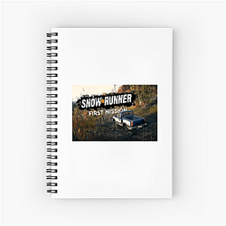 Snow Runner Linha de linha Snow Runner Livro de notas