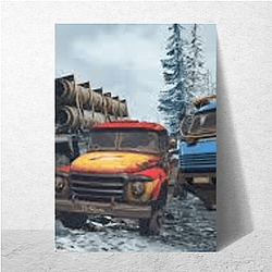 Snow Runner 캡슐 캡슐 Snow Runner 포스터