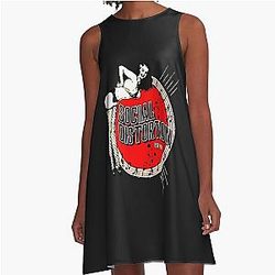 Social Distortion Pin Up A Line Dress