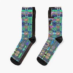 Dallas Skyline Social Distortion Socks