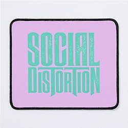 Social Distortion Band Logo Graphic Mouse Pad