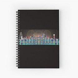 Dallas Skyline Spiral Notebook