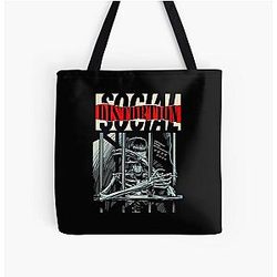 Social Distortion Skeleton in a Prison Tote Bag