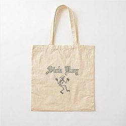 Sick Boy Skeleton Cotton Tote Bag by Social Distortion