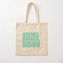 Social Distortion Band Logo Graphic Cotton Tote Bag Perfect Gift For You And Friends
