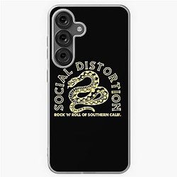 Rock n roll of southern social distortion vintage skull smoking Samsung Galaxy Soft Case